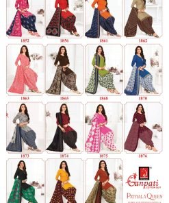 Ganpati Patiyala Queen Vol 7 Wholesale Cotton Dress Material