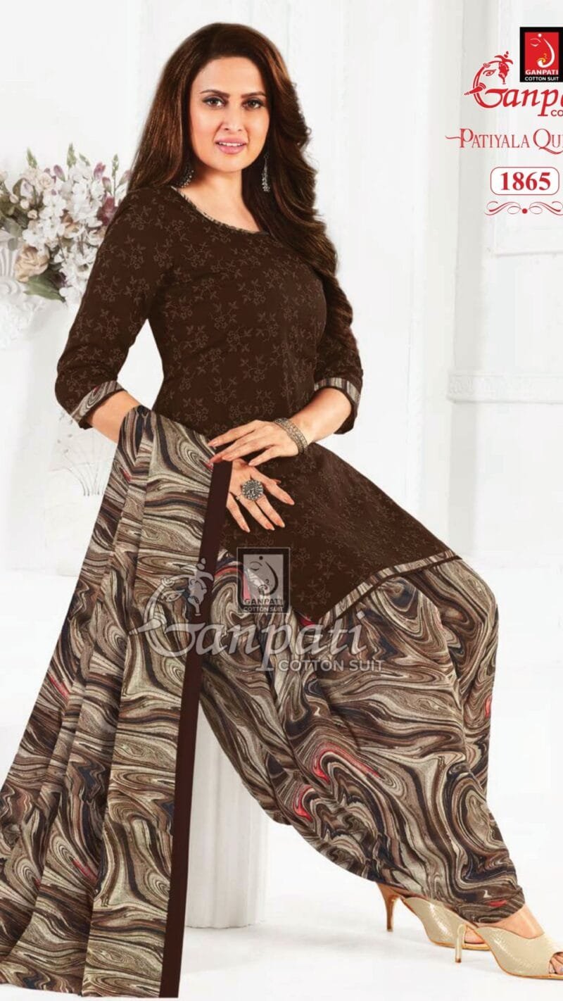 Ganpati Patiyala Queen Vol 7 Wholesale Cotton Dress Material