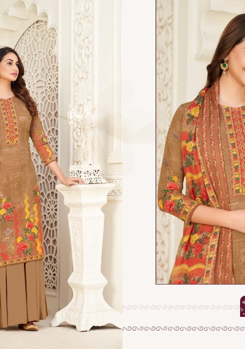 Good Day Vol 5 Fyra Soft Cotton Digital Print With Swarovski Diamond Work