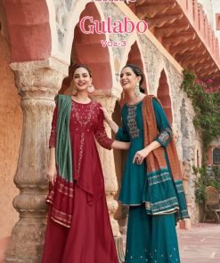 Gulabo Vol 3 Koodee Kurti Peplum Dupatta