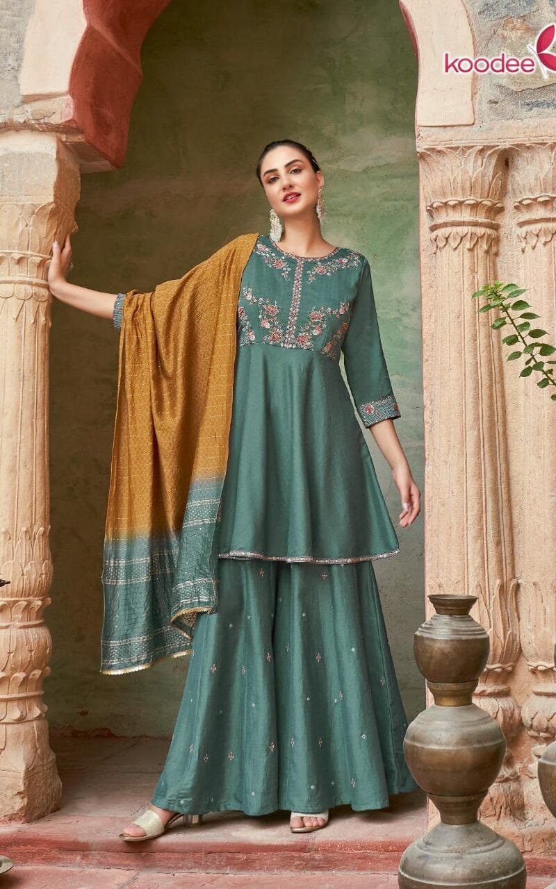 Gulabo Vol 3 Koodee Kurti Peplum Dupatta