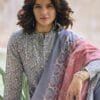 Ikat PRM Trendz Pure Lawn Cotton With Fancy Work
