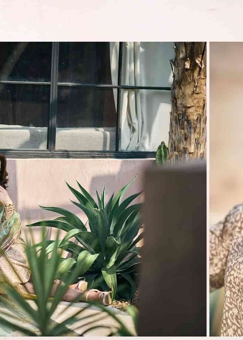 Ikat PRM Trendz Pure Lawn Cotton With Fancy Work