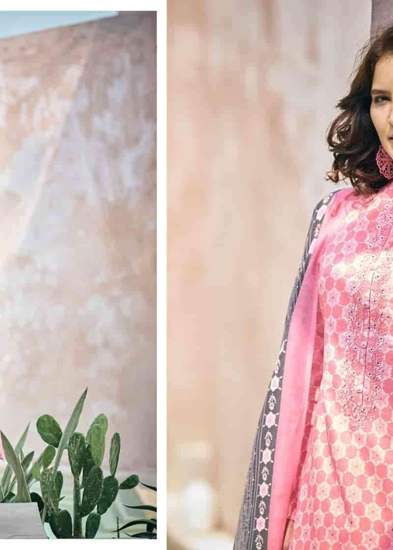 Ikat PRM Trendz Pure Lawn Cotton With Fancy Work