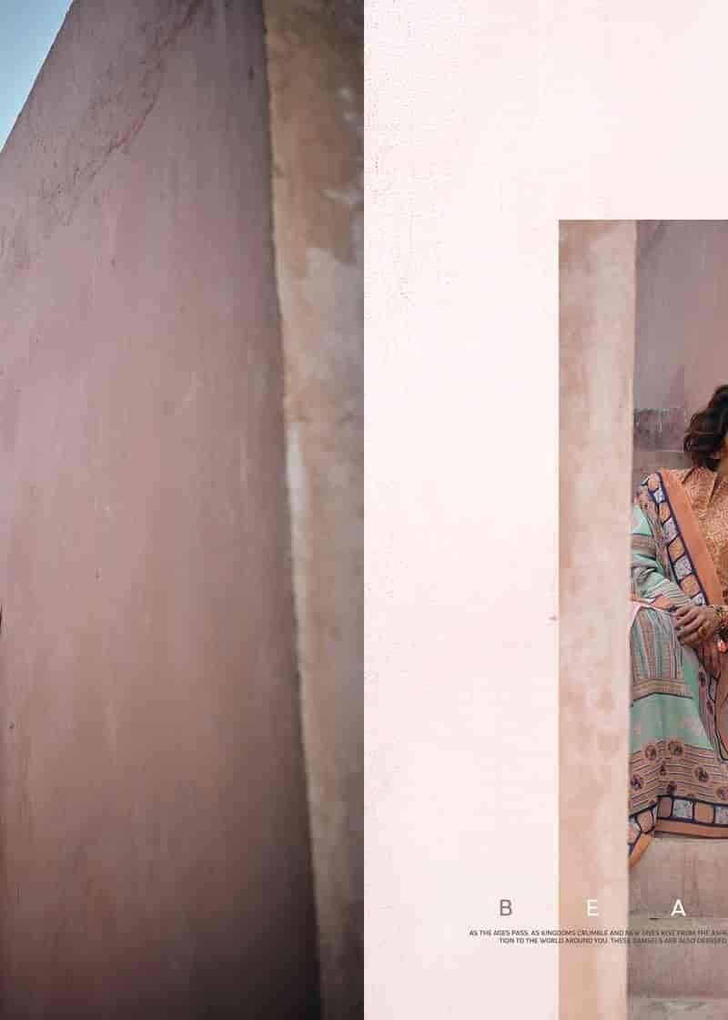 Ikat PRM Trendz Pure Lawn Cotton With Fancy Work