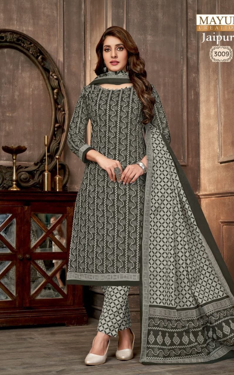 Jaipuri Vol 3 Mayur Creation Wholesale Cotton Dress Material