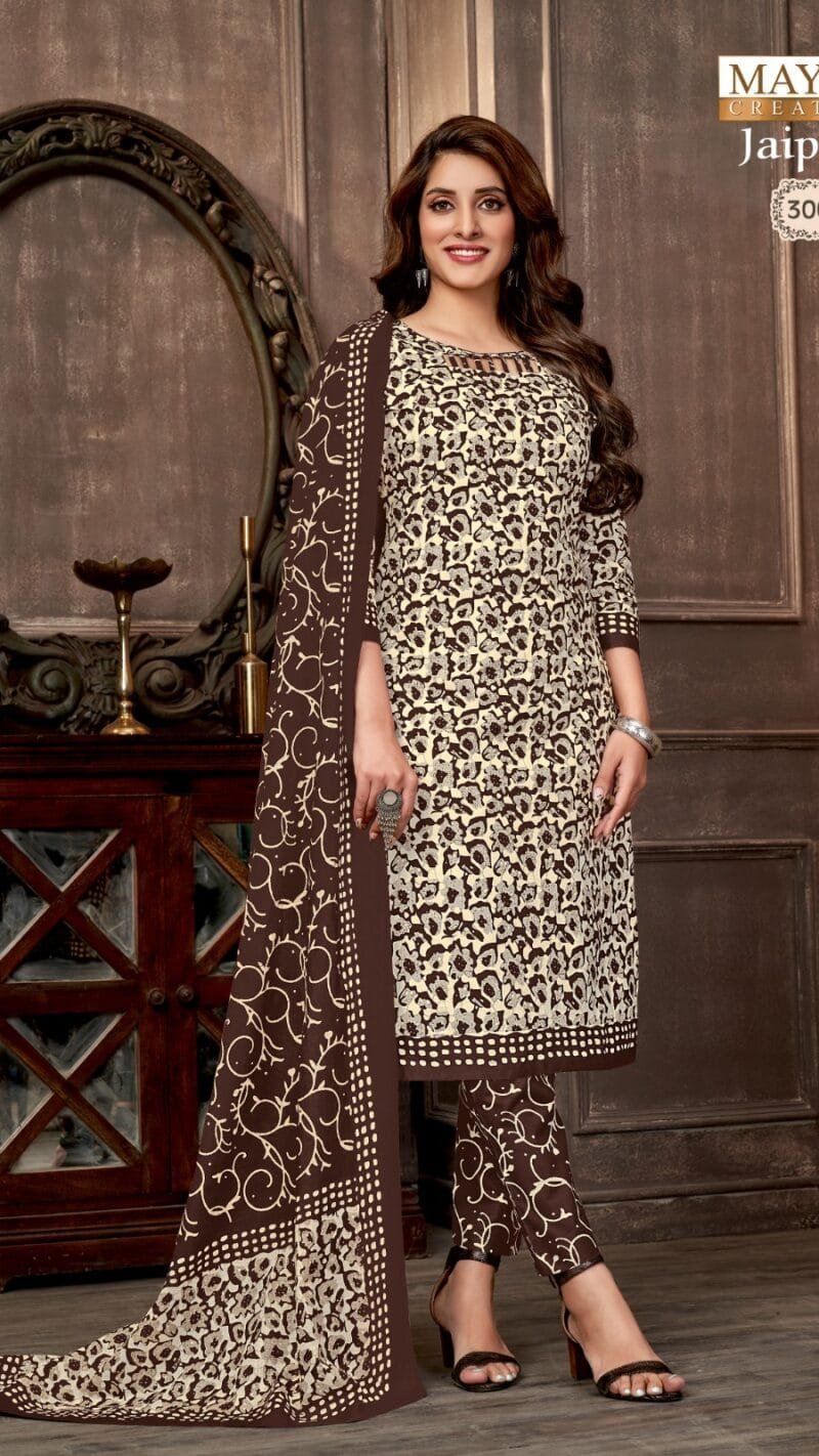 Jaipuri Vol 3 Mayur Creation Wholesale Cotton Dress Material