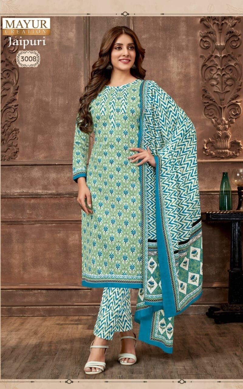 Jaipuri Vol 3 Mayur Creation Wholesale Cotton Dress Material