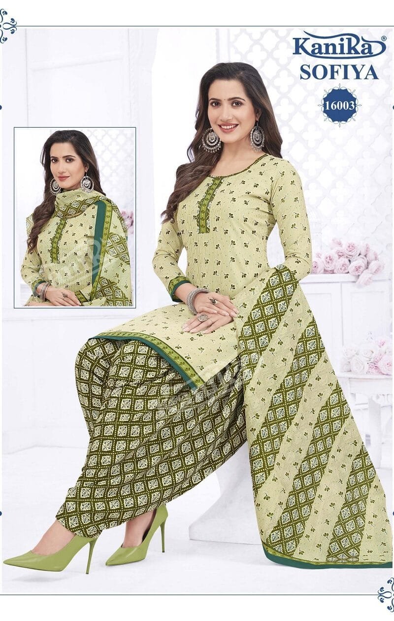 Kanika Sofia Vol 16 Readymade Cotton Suits