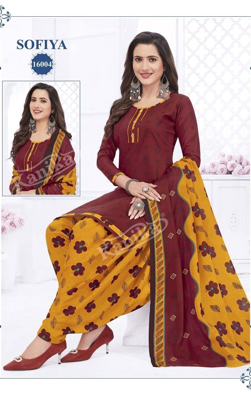 Kanika Sofia Vol 16 Readymade Cotton Suits