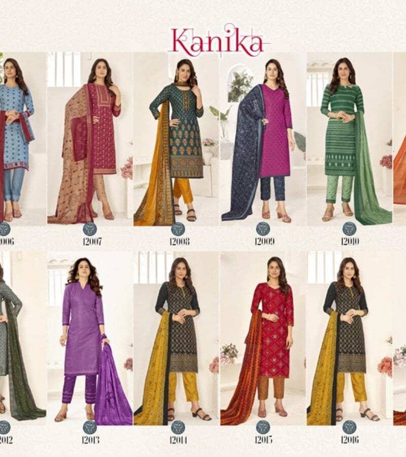 Kanika Vol 12 Ganesha Wholesale Cotton Dress Material