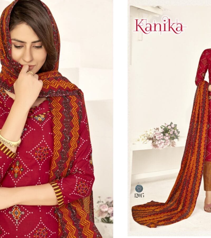 Kanika Vol 12 Ganesha Wholesale Cotton Dress Material
