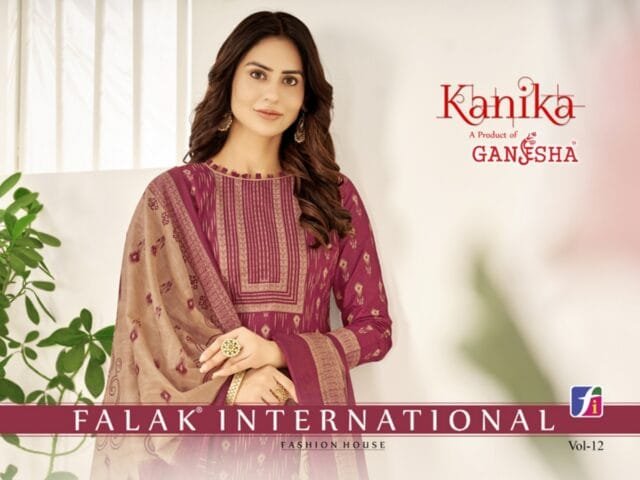 Kanika Vol 12 Ganesha Wholesale Cotton Dress Material