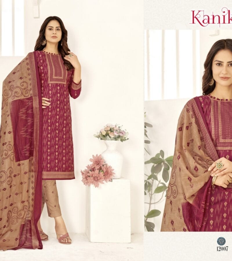Kanika Vol 12 Ganesha Wholesale Cotton Dress Material