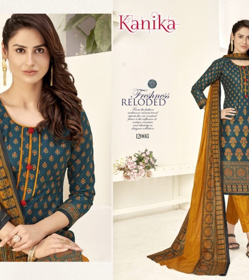 Kanika Vol 12 Ganesha Wholesale Cotton Dress Material