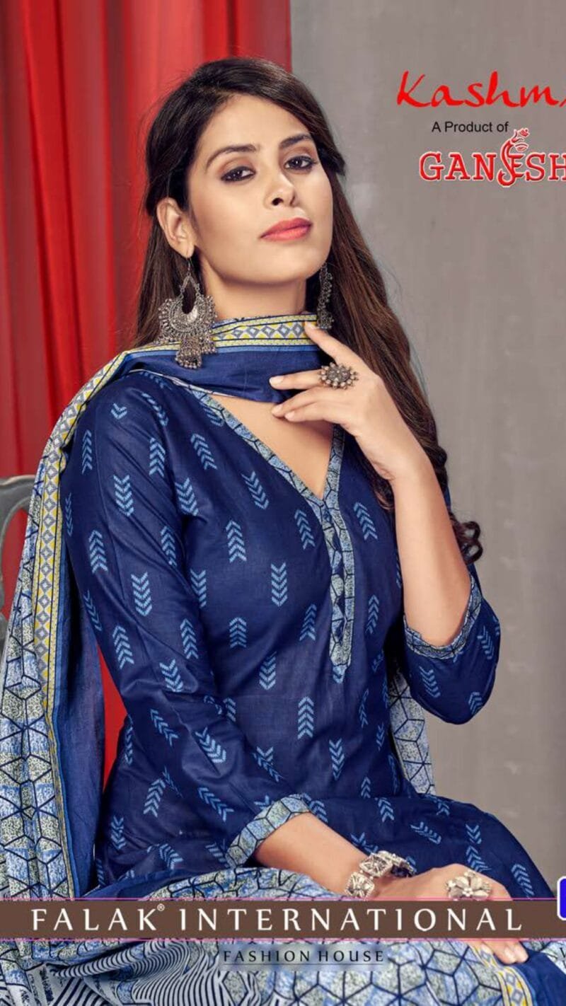 Kashmiri Vol 13 Ganesha Wholesale Cotton Dress Material