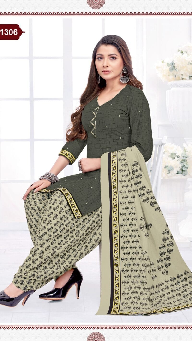 Kuber Geet Patiyala Vol 13 Wholesale Cotton Dress Material