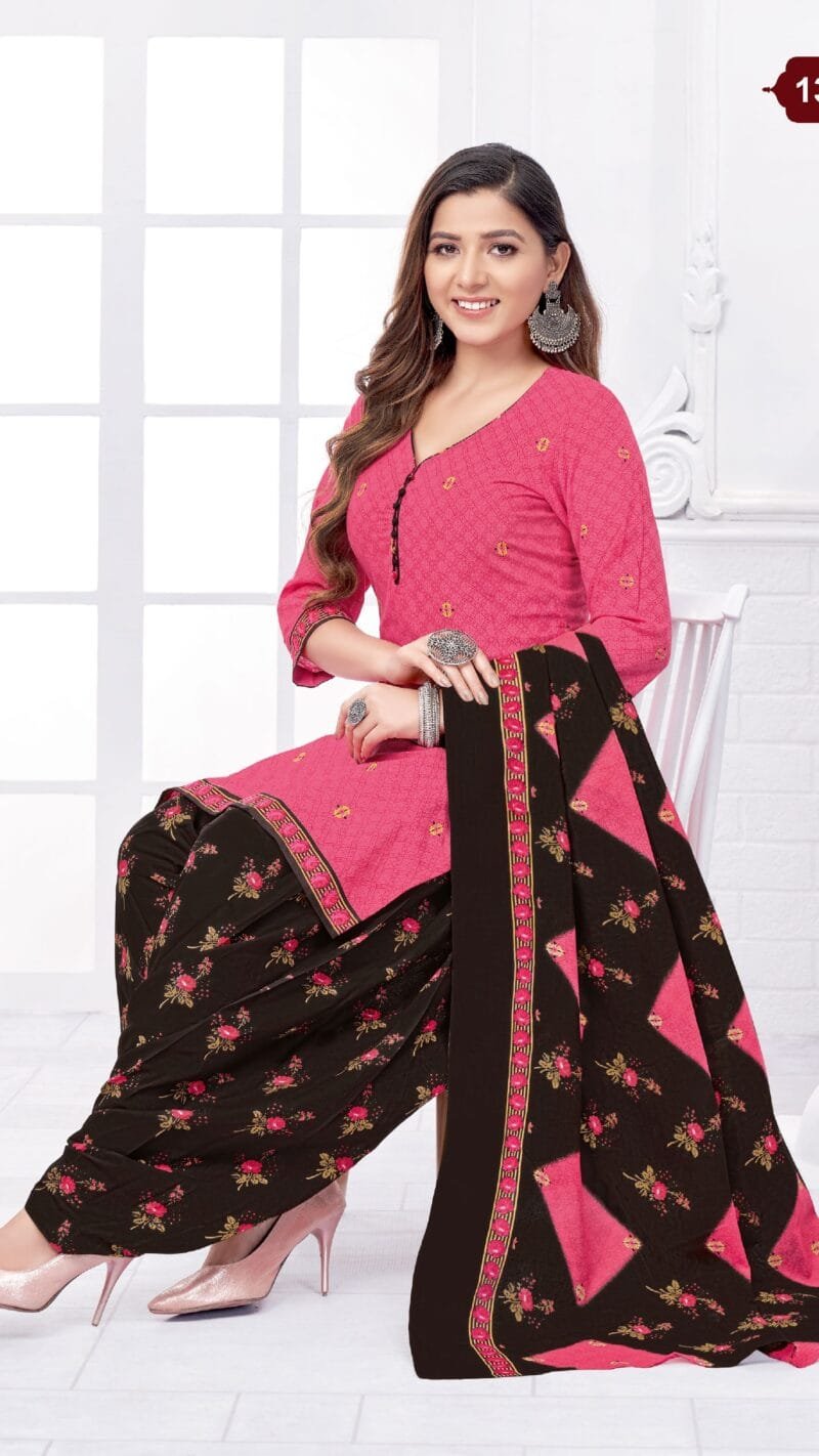 Kuber Geet Patiyala Vol 13 Wholesale Cotton Dress Material