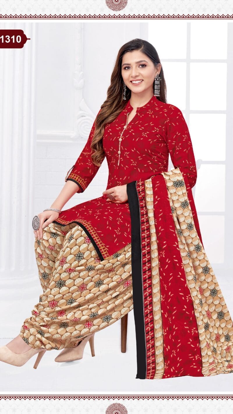 Kuber Geet Patiyala Vol 13 Wholesale Cotton Dress Material