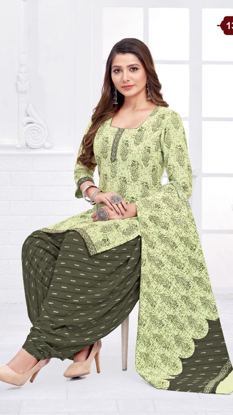 Kuber Geet Patiyala Vol 13 Wholesale Cotton Dress Material