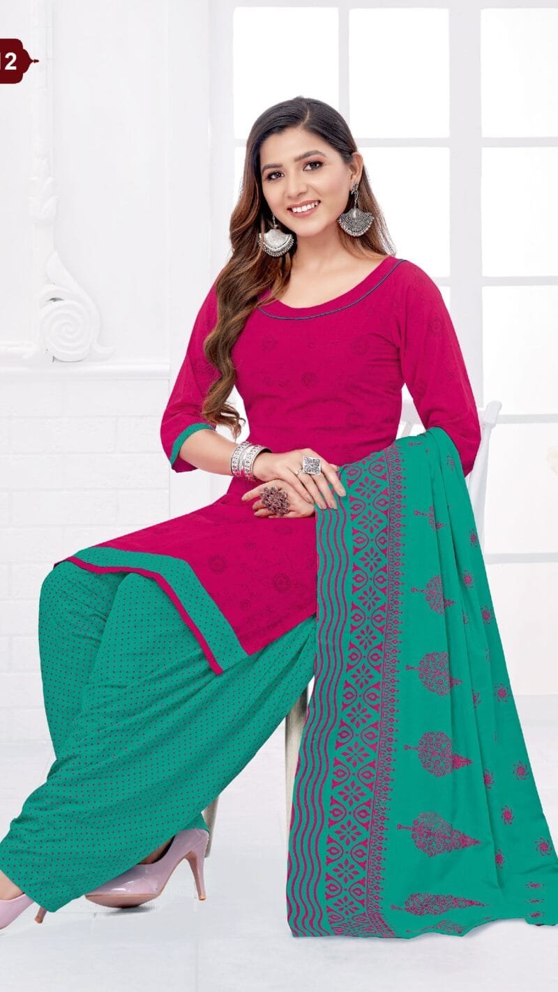 Kuber Geet Patiyala Vol 13 Wholesale Cotton Dress Material