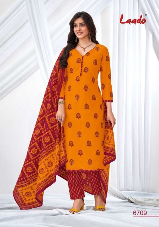 Cotton dress material wholesale with dupatta in Surat & ahmedabad