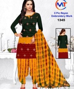 MT Rayon Emboidery Work Wholesale Dress Material