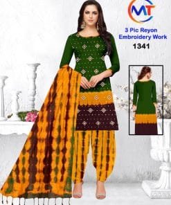 MT Rayon Emboidery Work Wholesale Dress Material