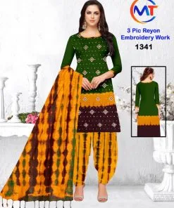 MT Rayon Emboidery Work Wholesale Dress Material