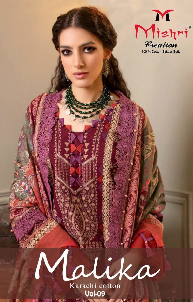 Mallika Vol 9 Mishri Wholesale Cotton Dress Material