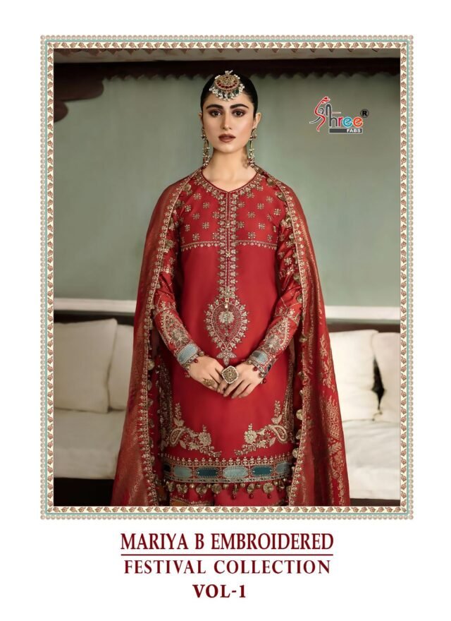 Maria B Embroidered Festival Collection Vol 1 Shree Fabs