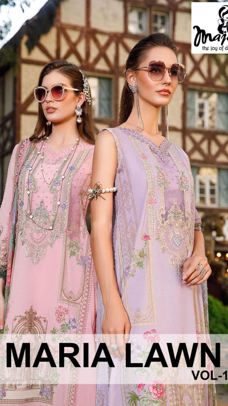 Maria Lawn Vol 12 Majesty Pakistani Salwar Suits