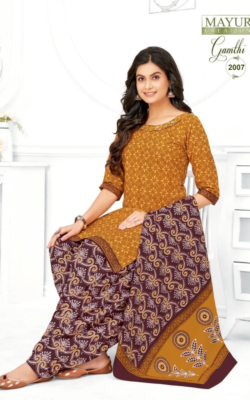 Mayur Gamthi Vol 2 Wholesale Cotton Dress Material