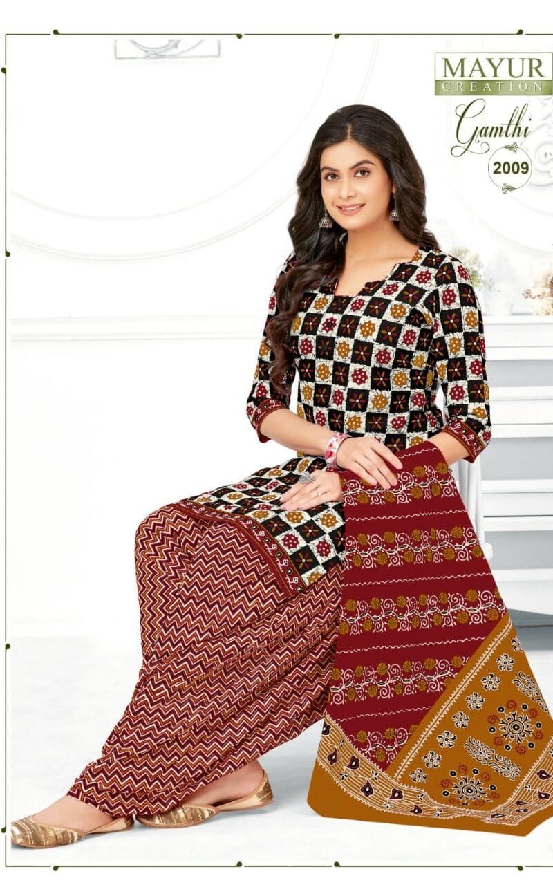 Mayur Gamthi Vol 2 Wholesale Cotton Dress Material