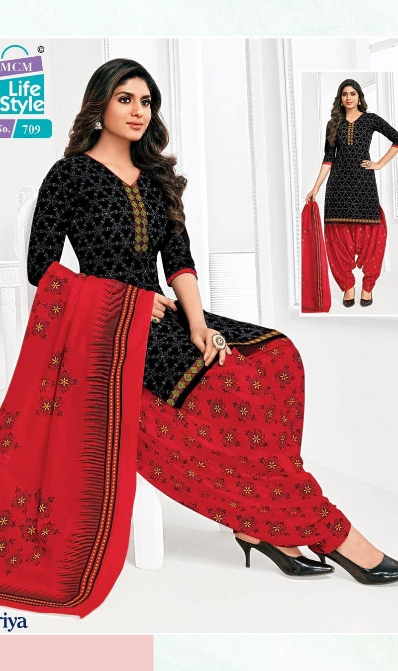 Mcm Life Style Priya Special Wholesale Cotton Dress Material