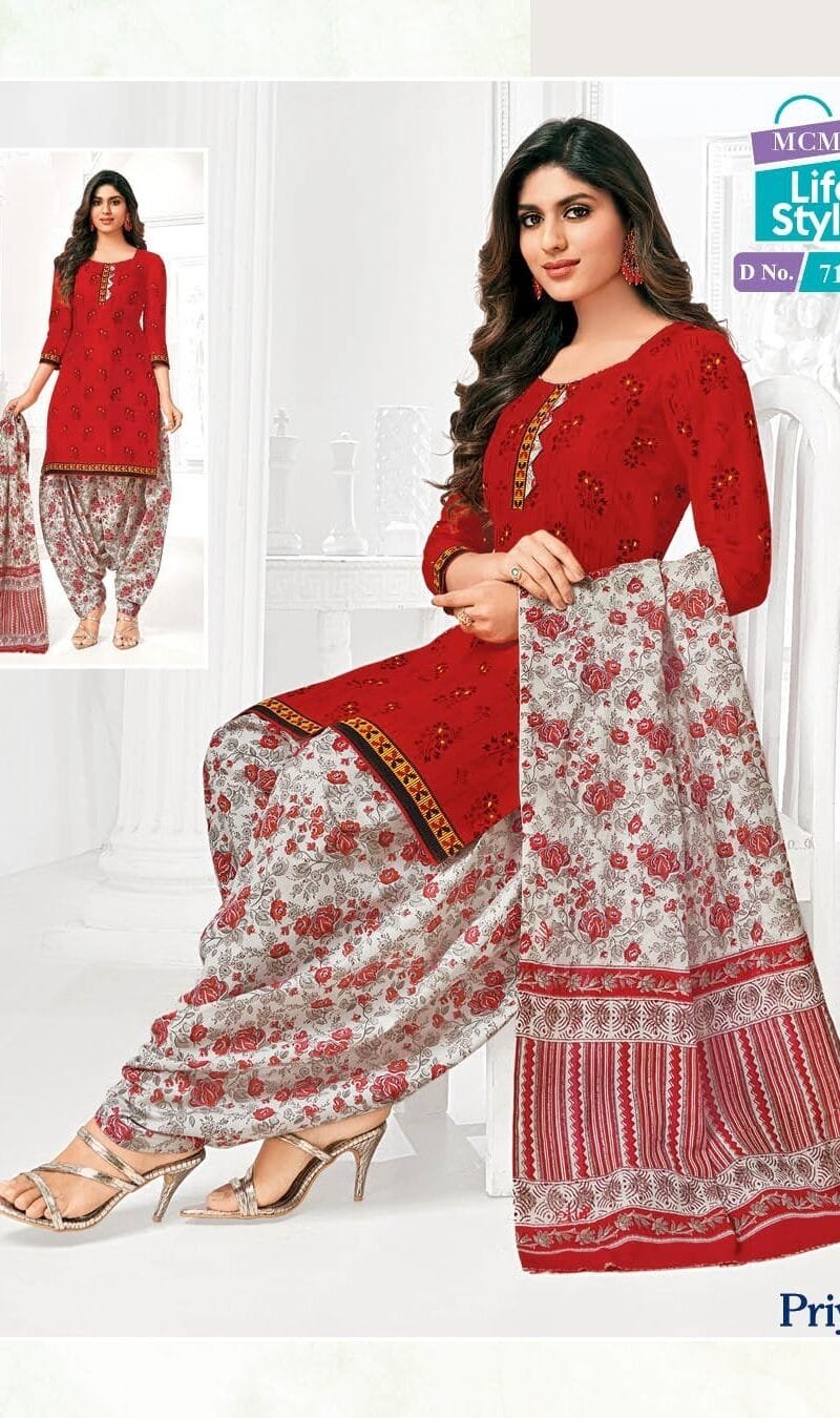 Mcm Life Style Priya Special Wholesale Cotton Dress Material