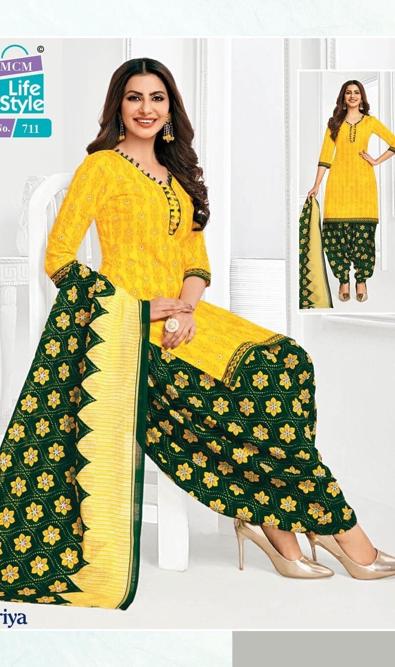 Mcm Life Style Priya Special Wholesale Cotton Dress Material
