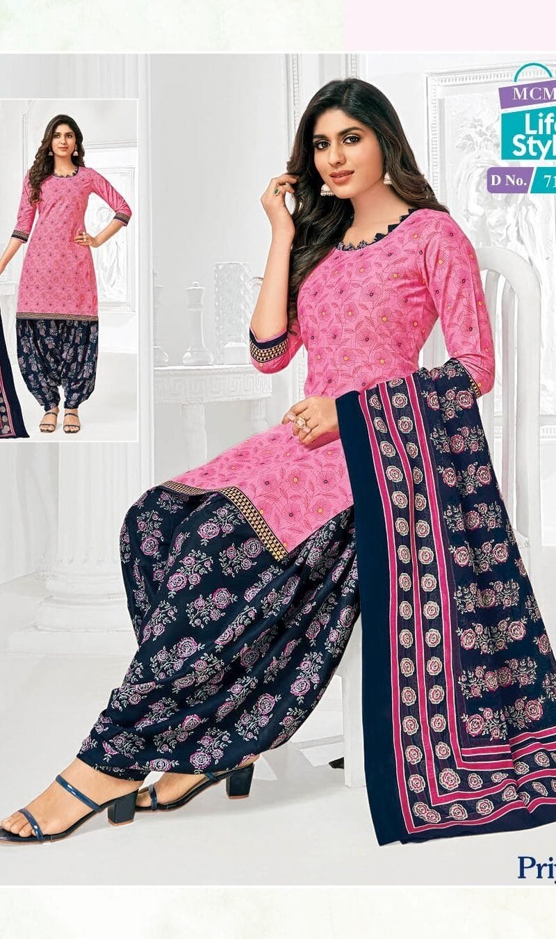 Mcm Life Style Priya Special Wholesale Cotton Dress Material