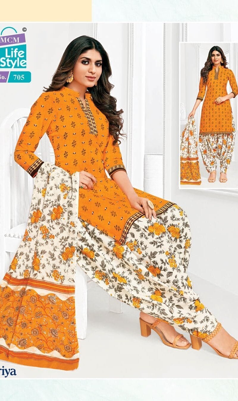 Mcm Life Style Priya Special Wholesale Cotton Dress Material