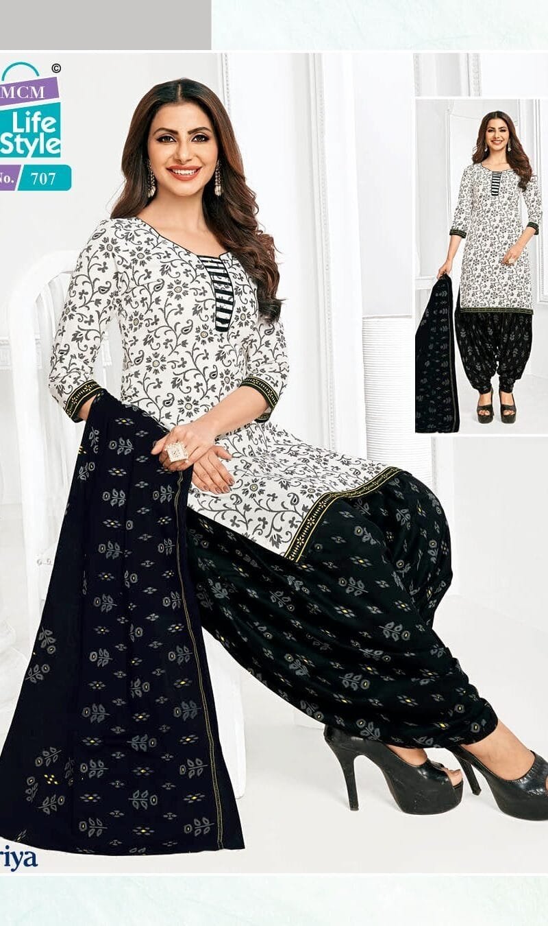 Mcm Life Style Priya Special Wholesale Cotton Dress Material