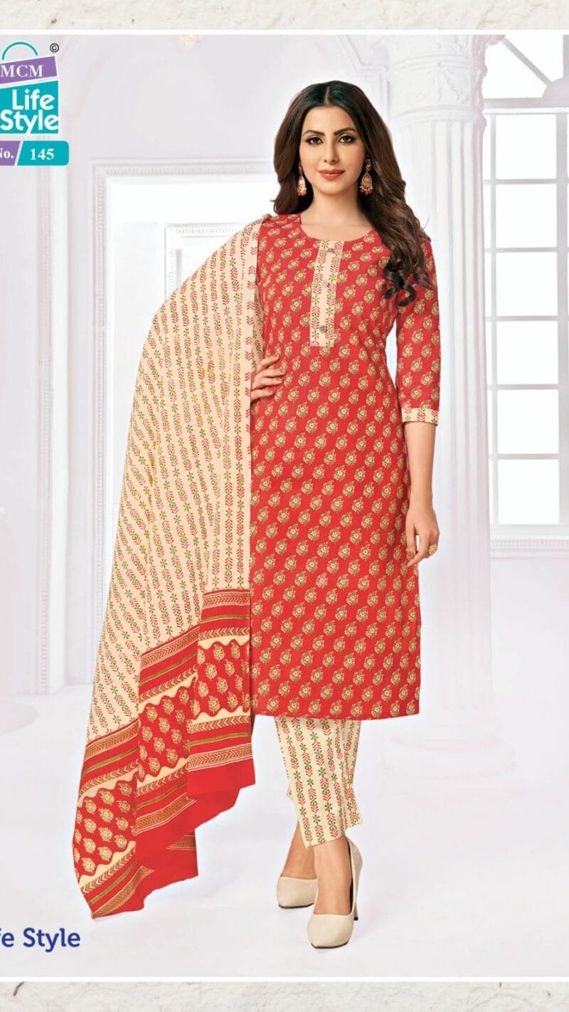 Mcm Life Style Vol-3 Material Wholesale Cotton Dress Material