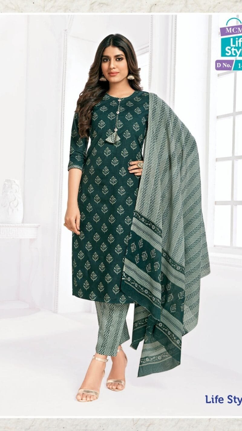 Mcm Life Style Vol-3 Material Wholesale Cotton Dress Material