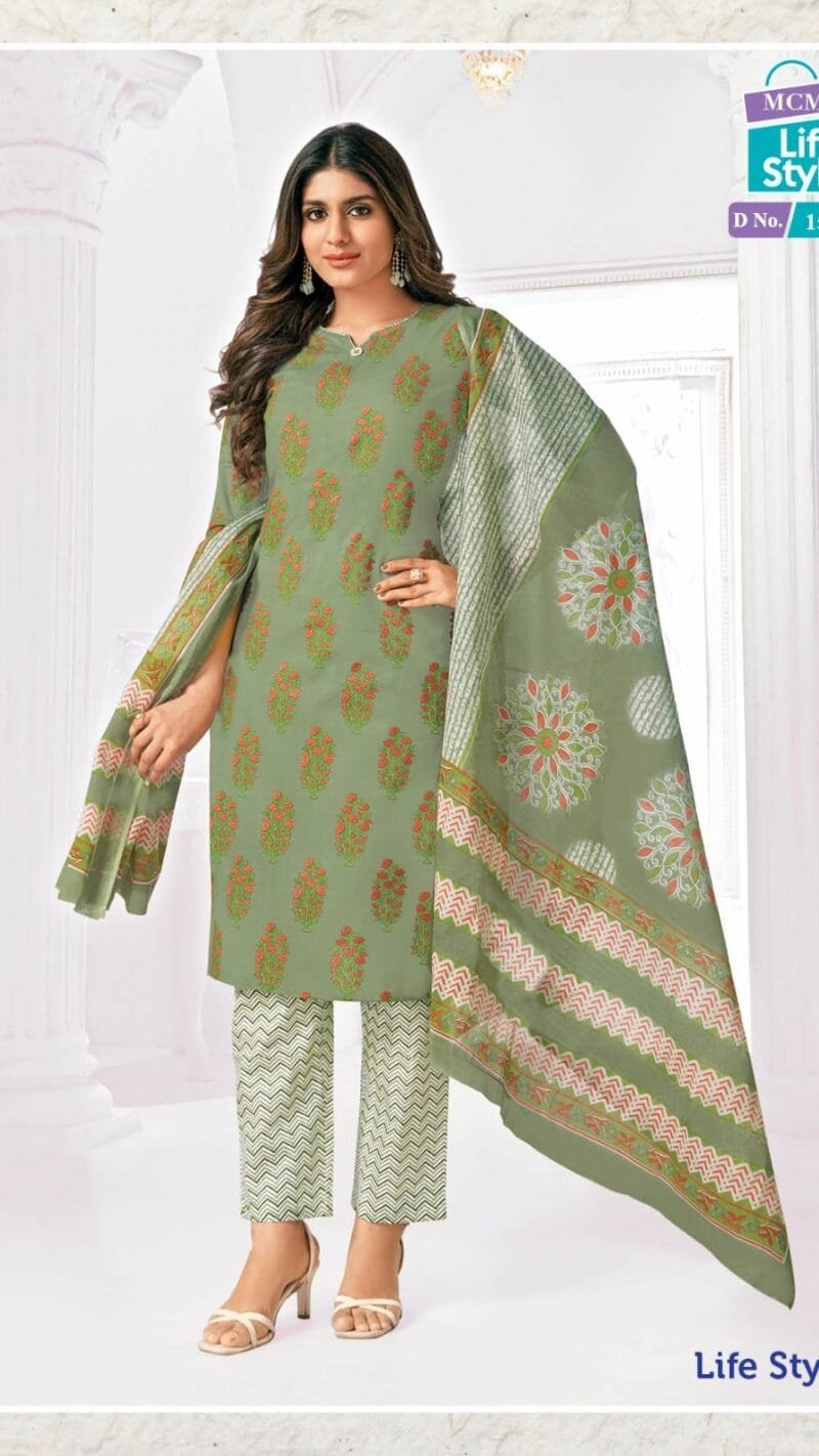 Mcm Life Style Vol-3 Material Wholesale Cotton Dress Material