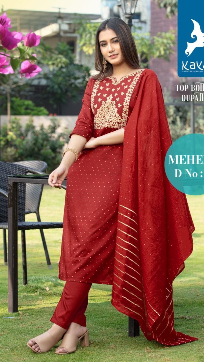 Meher 2 Kaya Readymade 3 Piece Catalogue