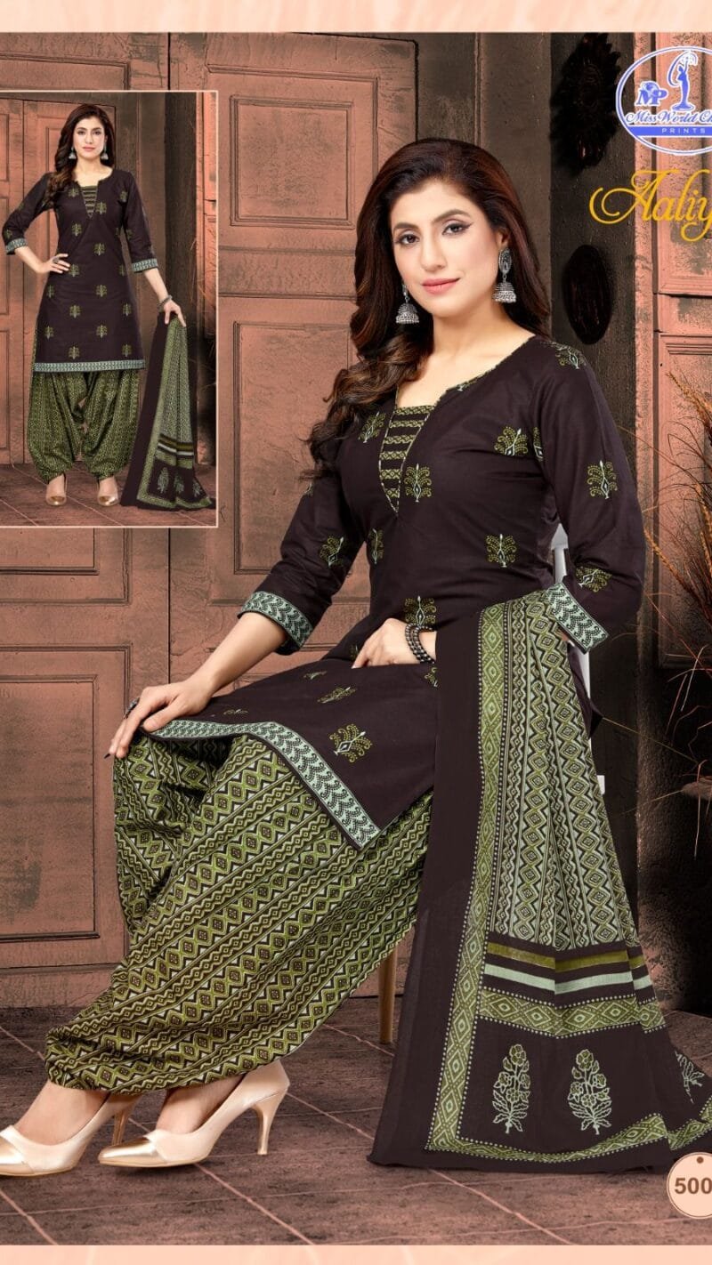 Miss World Aaliya Vol 5 Wholesale Cotton Dress Material