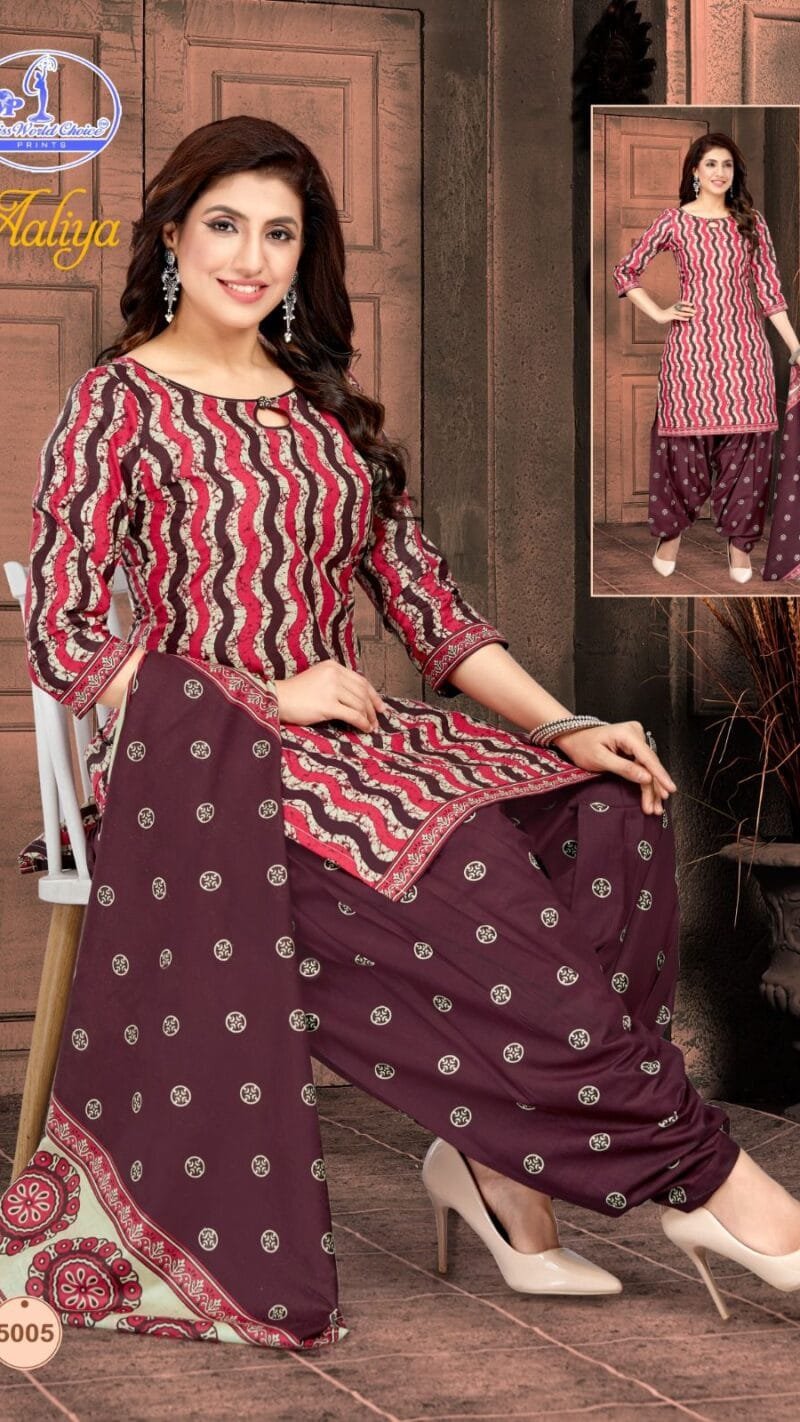 Miss World Aaliya Vol 5 Wholesale Cotton Dress Material