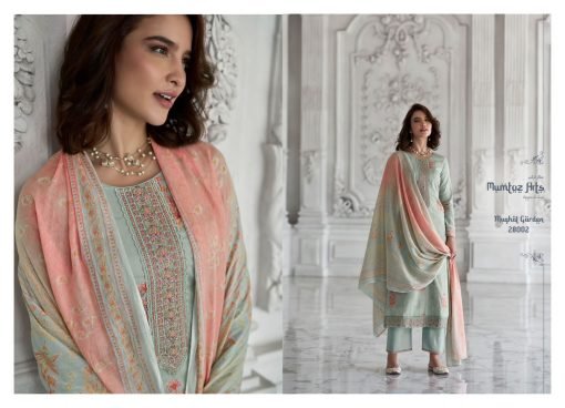 Mughal Garden Mumtaz Arts Pure Lawn Camric Suits