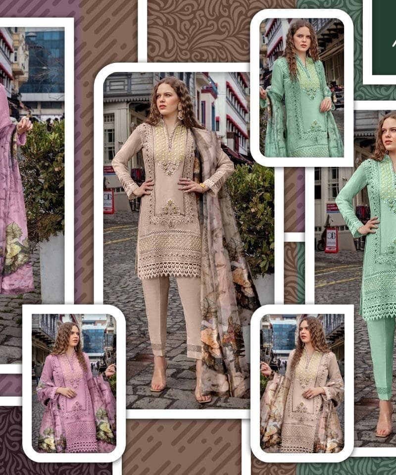 Naimat Fashoin Studio NFS-1045 Readymade Embroidery Classy Collection