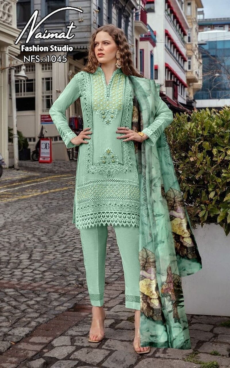 Naimat Fashoin Studio NFS-1045 Readymade Embroidery Classy Collection
