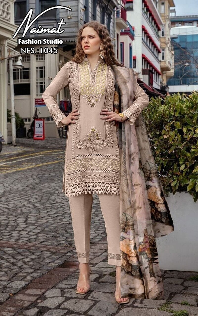 Naimat Fashoin Studio NFS-1045 Readymade Embroidery Classy Collection